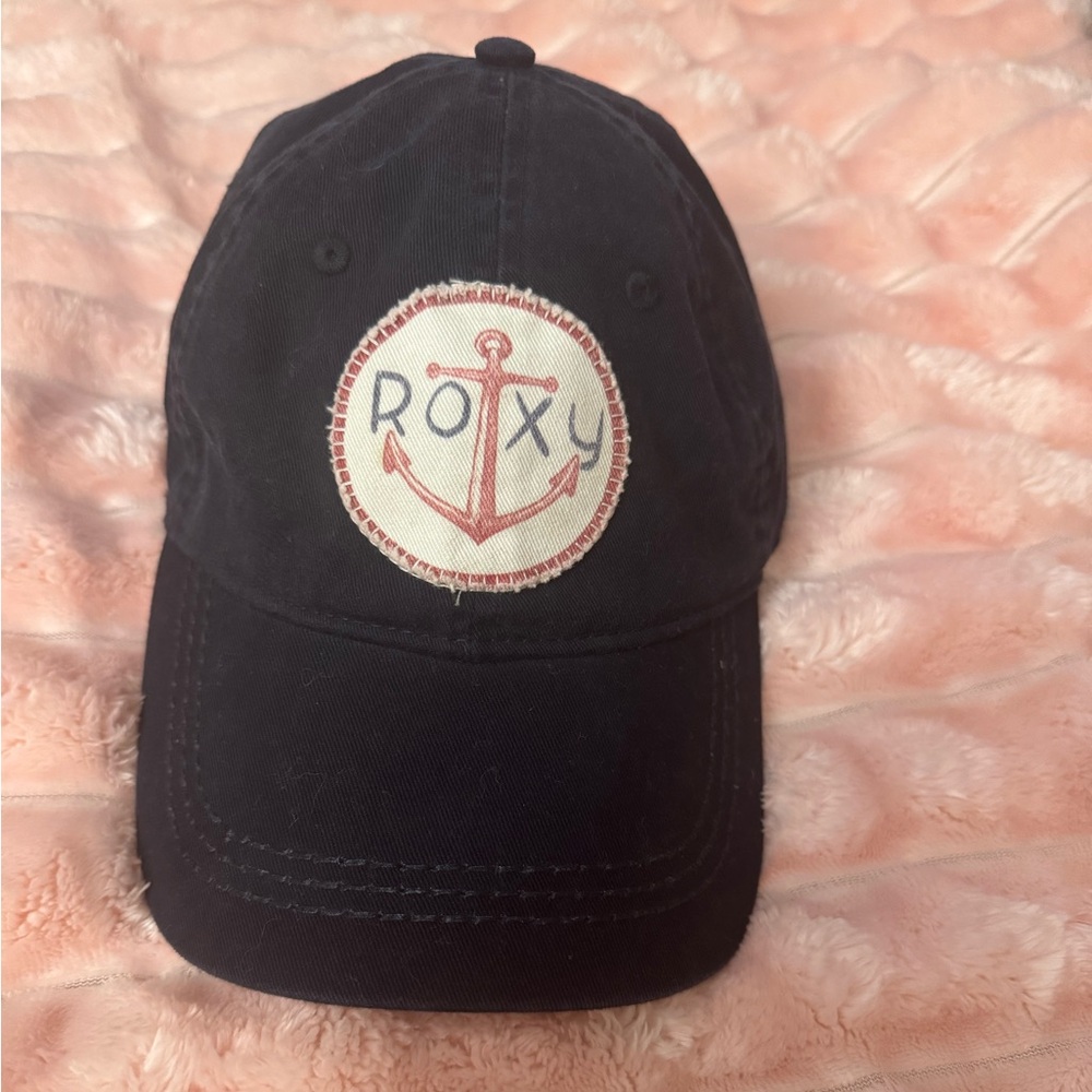 Vintage Navy Blue Roxy Cap